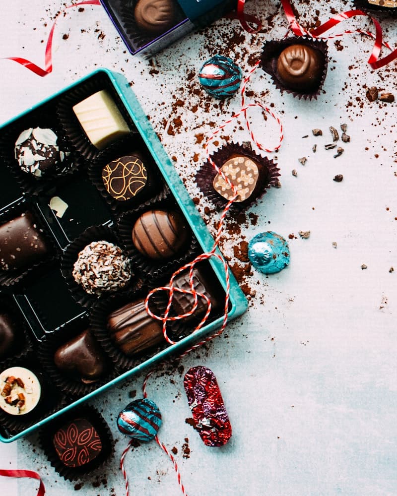 Chocolate and Salted Caramel Tiers